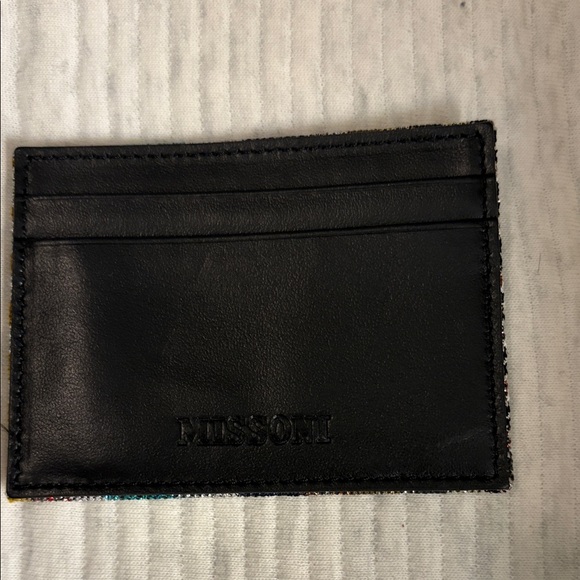 Missoni Zigzag Card Holder in Earth Tones - Picture 2 of 3